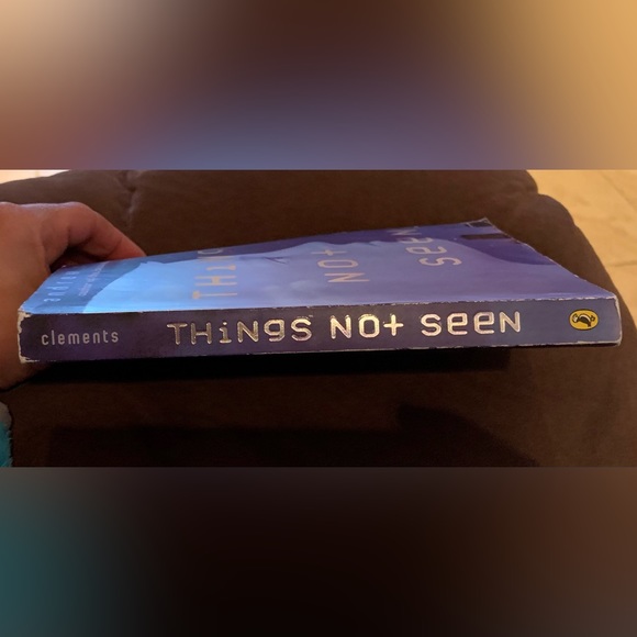 Things Not Seen By Andrew Clements Paperback Book - Picture 4 of 4